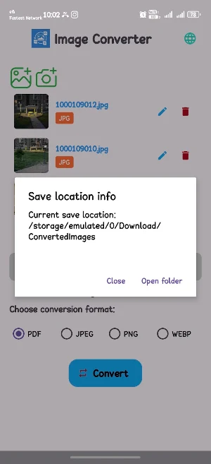 Image Converter PDF JPG PNG Screenshot 1