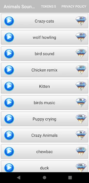 Animals Sounds Screenshot 1