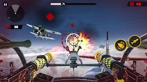 Gunner War - Air combat Sky Survival Screenshot 2