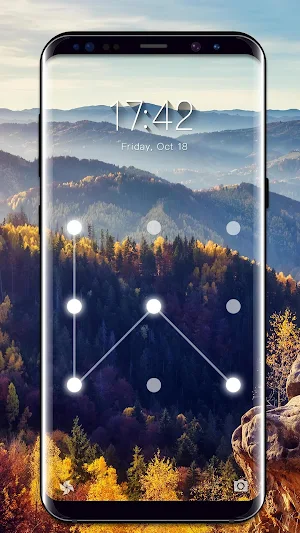 Pattern Lock Screen Screenshot 3