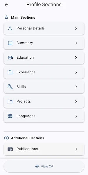 smart CV Screenshot 3