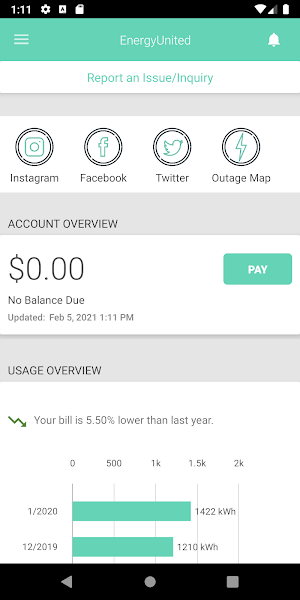 My EnergyHub Screenshot 1