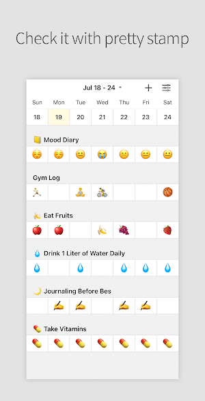 DAILY STAMP - My own routine Screenshot 0