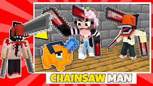 Mod Chainsaw man Minecraft Screenshot 0