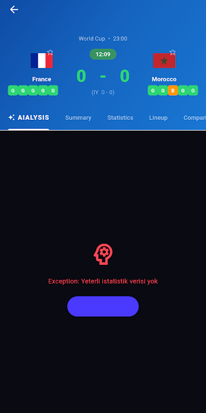 aiALYSIS Live - AI Football Screenshot 1