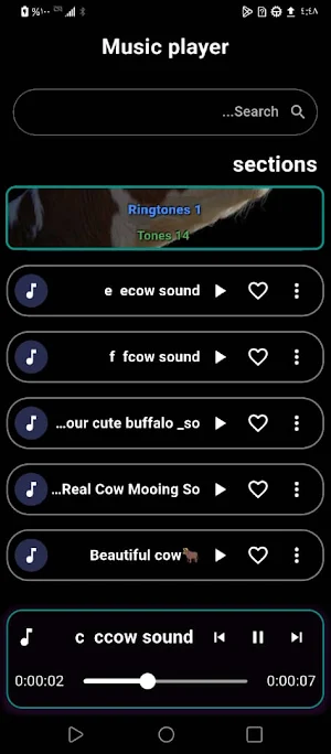 Cow Sound - Ringtones Screenshot 2