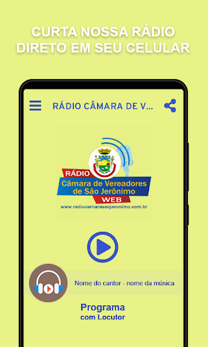 RÁDIO CÂMARA DE VEREADORES DE SÃO JERÔNIMO Screenshot 0