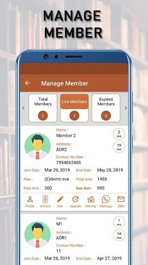 GO Library best Library app for Seat, Shift based Screenshot 2