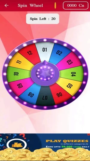 Spin & Watch Video Daily Earn Screenshot 1