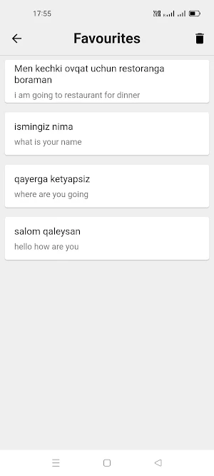 Uzbek To English Translator Screenshot 3
