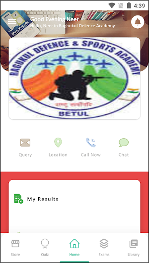 Raghukul Defence Academy Screenshot 1