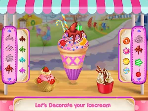 Icecream Cone Cupcake Baking Maker Chef Screenshot 0