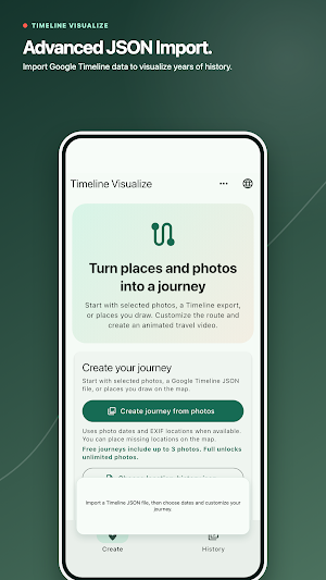 Timeline Visualize: Travel Map Screenshot 3