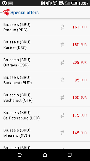 Czech Airlines Screenshot 1