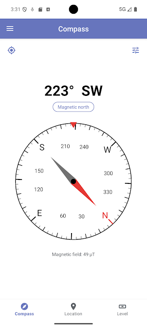 Compass, GPS & Spirit Level Screenshot 0