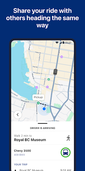 BC Transit handyDART Screenshot 2