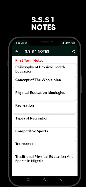 Health Education (S.S.S 1-3) Screenshot 3