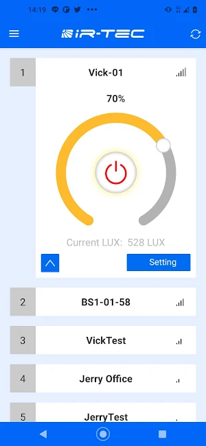IR-TEC sensor config Screenshot 1