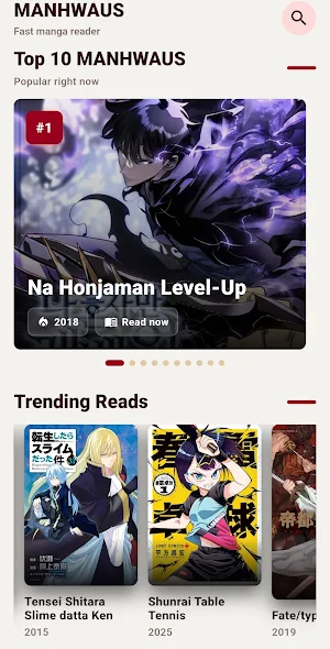ManhuaUs: Manga & Web Comics Screenshot 1