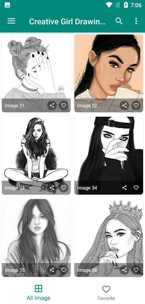 Creative Girl Drawings Ideas Screenshot 2