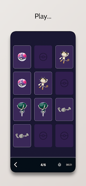 PokeMemory - Brain Training Screenshot 1