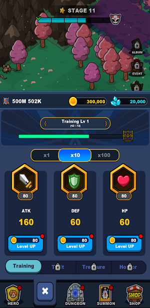 Rumble Rumble : Idle RPG Screenshot 2