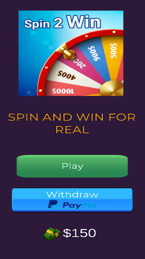 Fortune Wheel Earn Cash Reward Screenshot 0