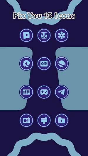 Pix You 13 Dark Violet Icons Screenshot 2