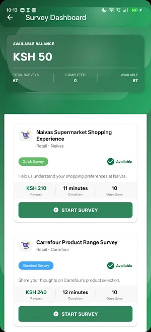 Taskly-Surveys & Rewards Screenshot 0