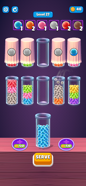 Beads Sort Puzzle Screenshot 2