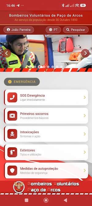 Bombeiros Paço de Arcos Screenshot 1