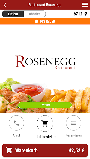 Restaurant Rosenegg Screenshot 0