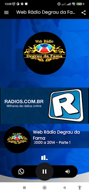 Web Rádio Degrau da Fama Screenshot 0