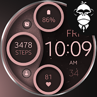 Digital Pink watch face