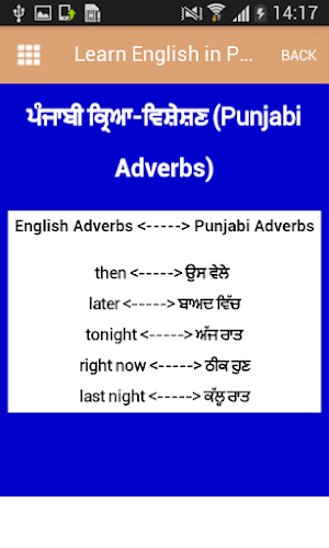 English Speaking In Punjabi Screenshot 1