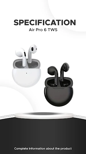 Air Pro 6 TWS App Guide Screenshot 0