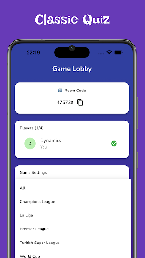Football Trivia Legends Screenshot 1