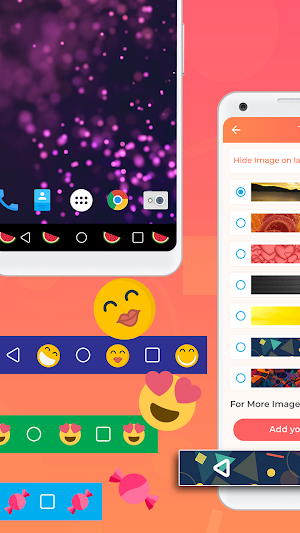 Navigation Bar -Navbar Customize Tools, Back, Home Screenshot 2