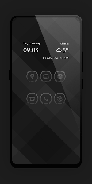 Matte Glass Gray Icon Pack Screenshot 0