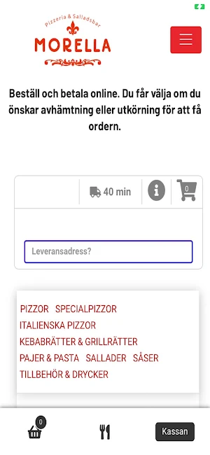 Morella Pizzeria Screenshot 0