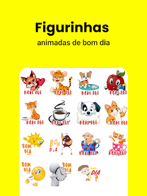 Figurinhas Bom dia e Boa noite Screenshot 1