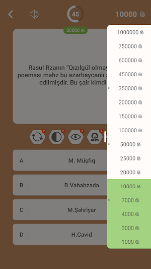 Milyonçu - Azərbaycan Dili, Ədəbiyyatı, Sual Cavab Screenshot 3