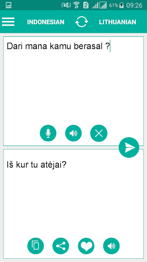 Lithuanian Indonesian Translat Screenshot 1