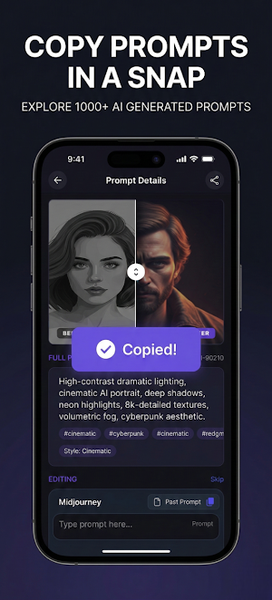 PromptLens: AI Imges Prompts Screenshot 3