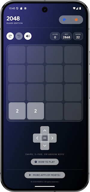 2048 Pro Glass Edition Screenshot 0