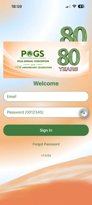2026 POGS Events App Screenshot 0
