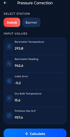 Dew Point Calculator Screenshot 2
