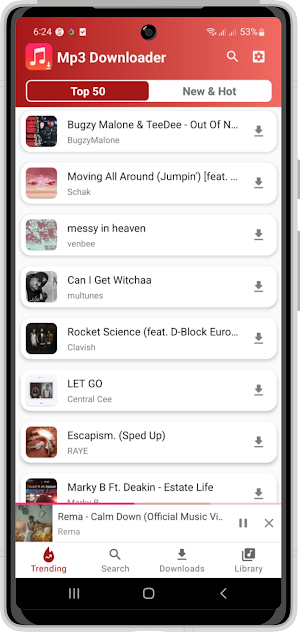 MP3 Downloader, Music Player Screenshot 0