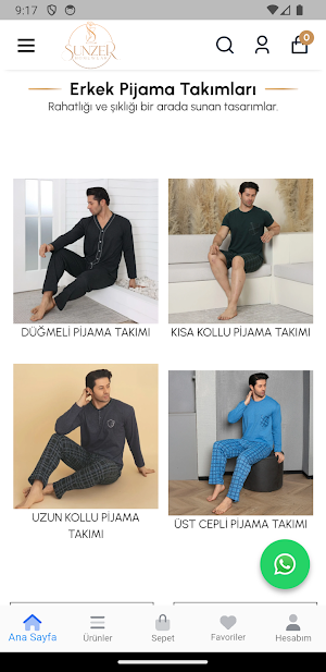 Sunzer Homewear Screenshot 2
