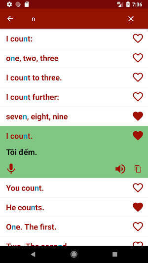 Learn Vietnamese Free Offline For Travel Screenshot 3